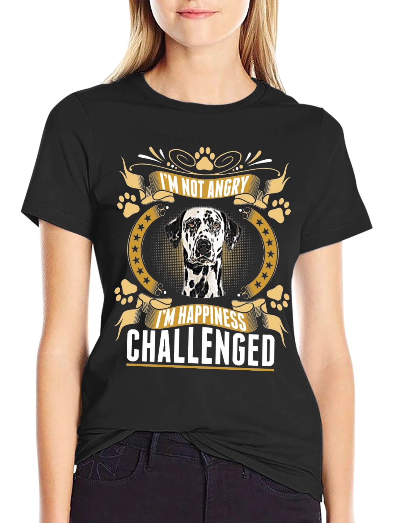 Dalmatian Dog T-Shirt - Im Not Angry