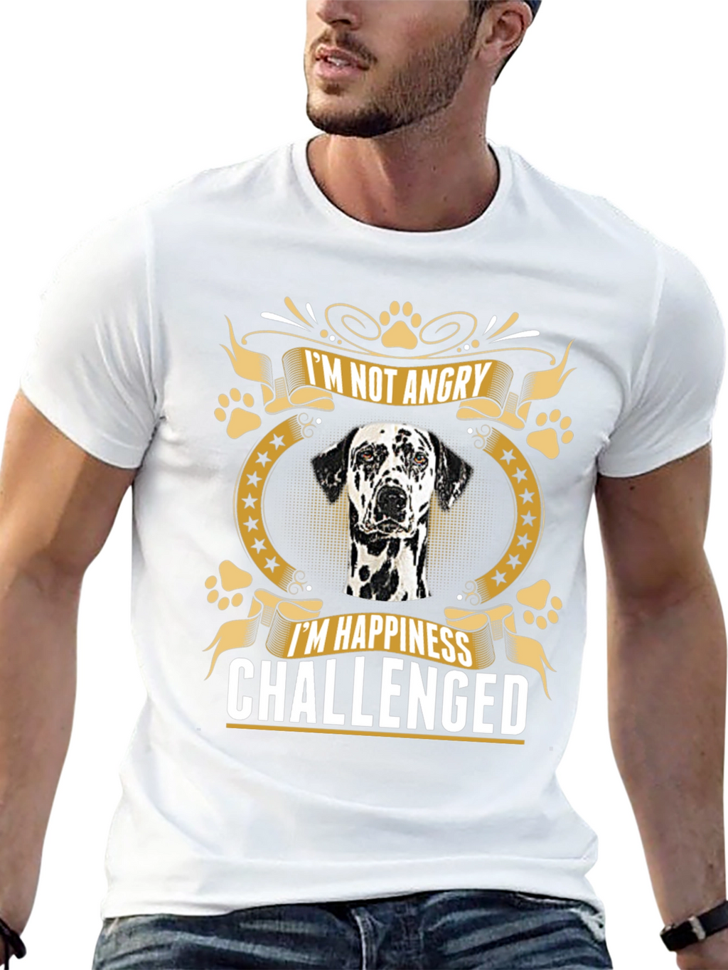 Dalmatian Dog T-Shirt - Im Not Angry