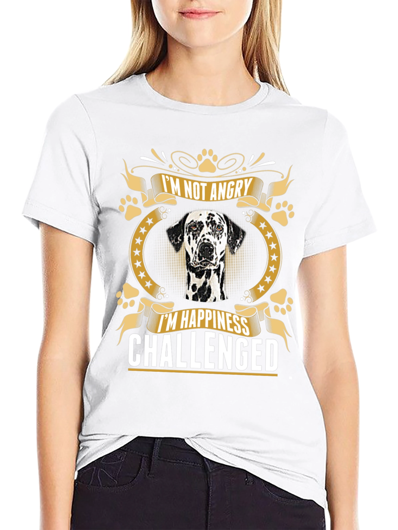 Dalmatian Dog T-Shirt - Im Not Angry