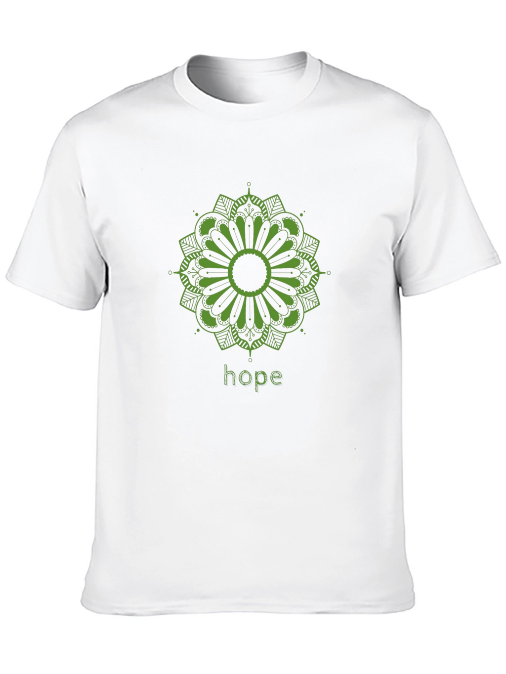 Hope Mandala Graphic T-Shirt - Black