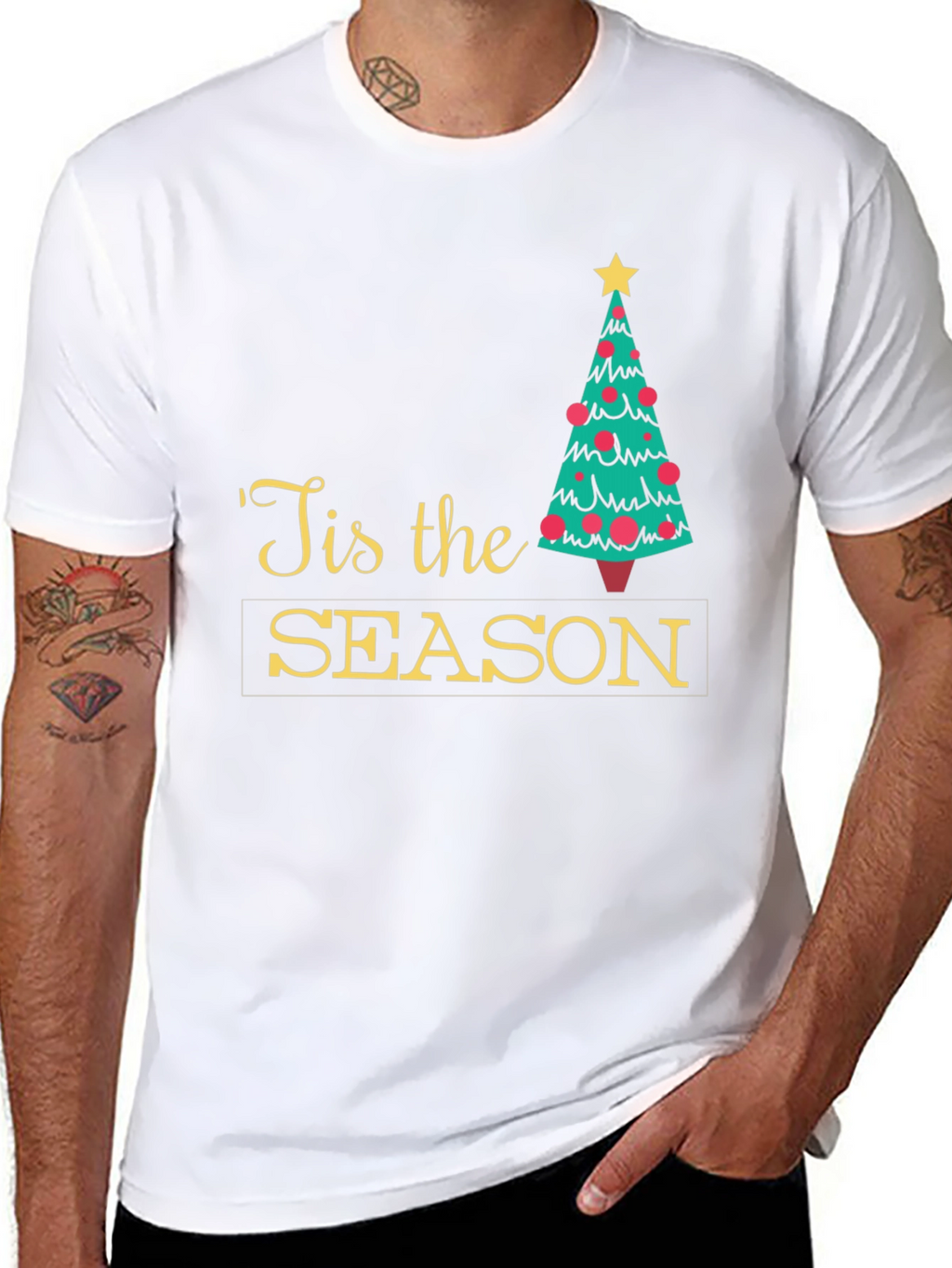 Tis the Season Christmas Tree Holiday T-Shirt