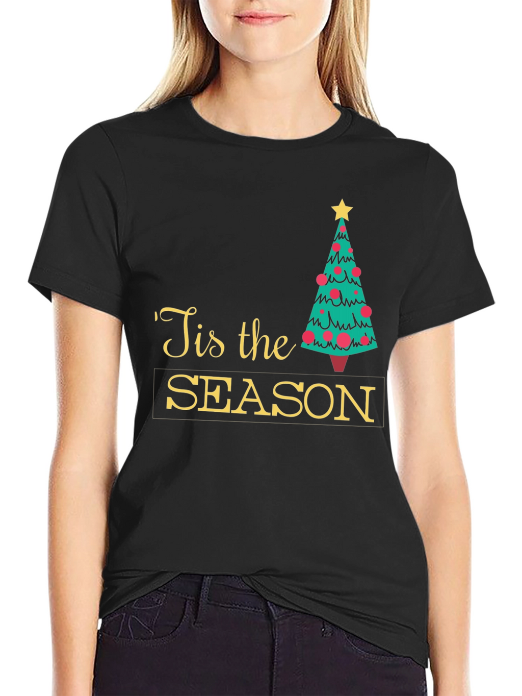 Tis the Season Christmas Tree Holiday T-Shirt