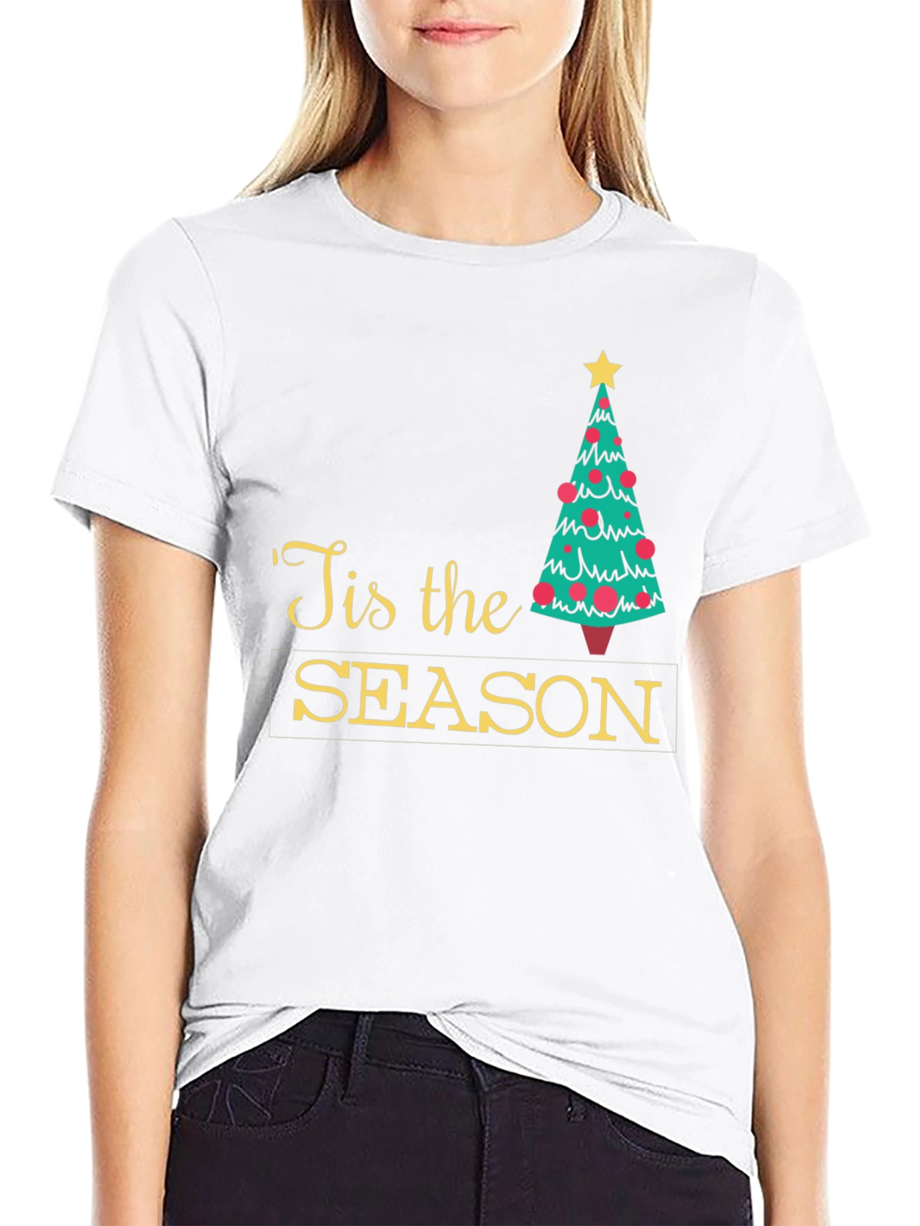 Tis the Season Christmas Tree Holiday T-Shirt