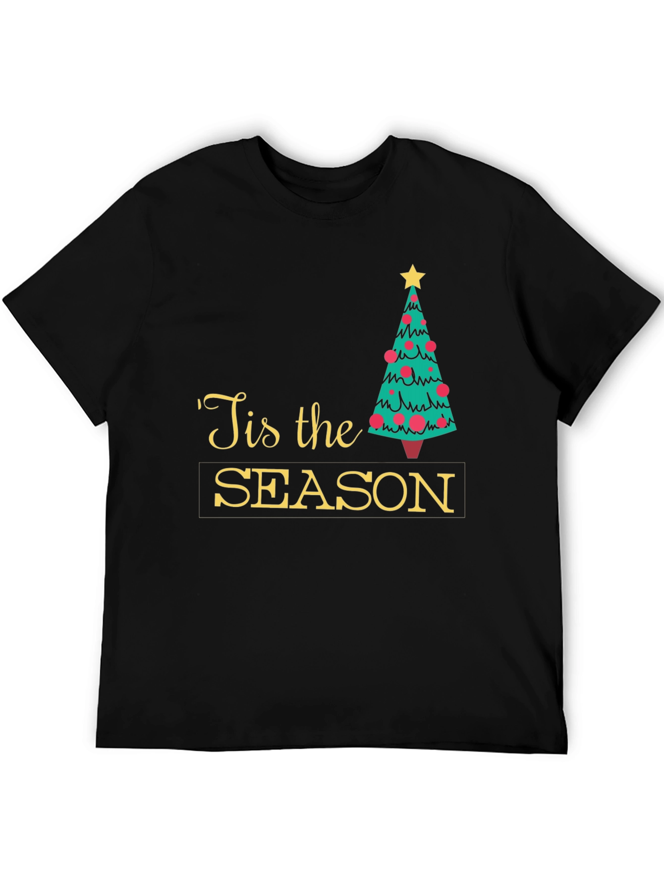 Tis the Season Christmas Tree Holiday T-Shirt