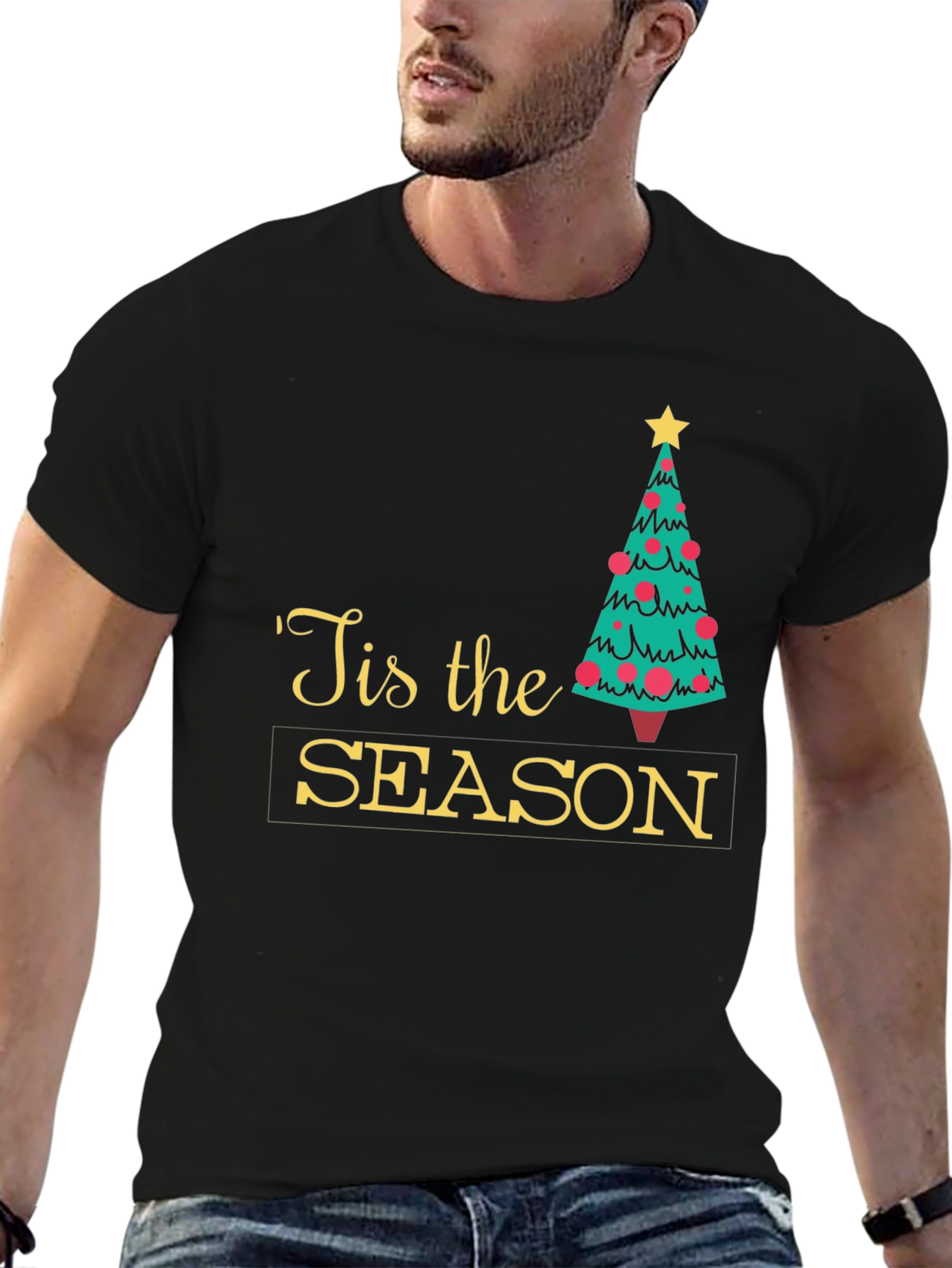 Tis the Season Christmas Tree Holiday T-Shirt