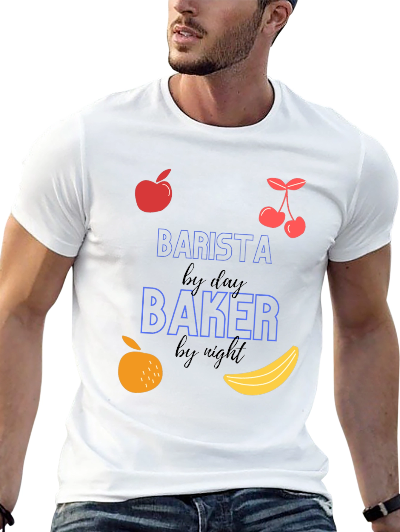 Barista by Day Baker by Night Graphic Tee