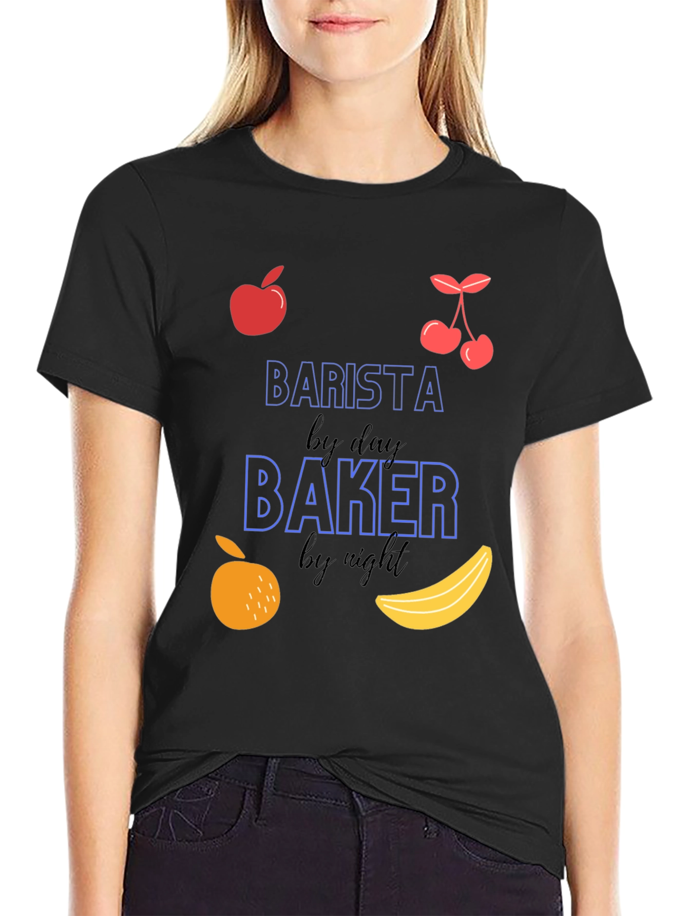 Barista by Day Baker by Night Graphic Tee
