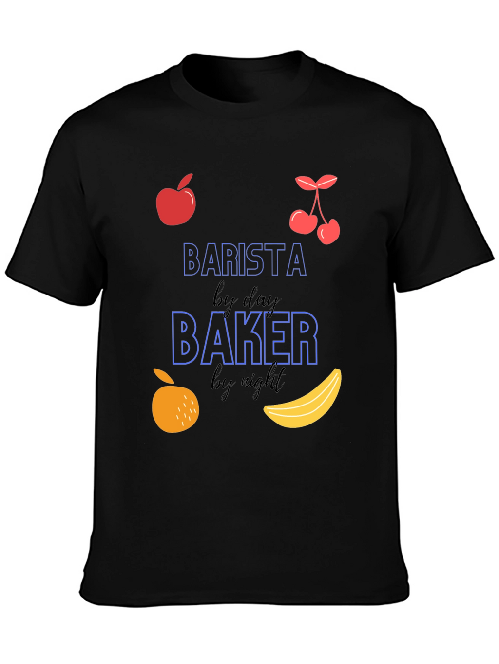Barista by Day Baker by Night Graphic Tee