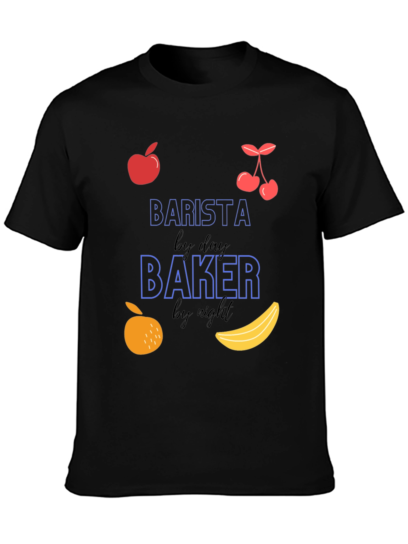 Barista by Day Baker by Night Graphic Tee