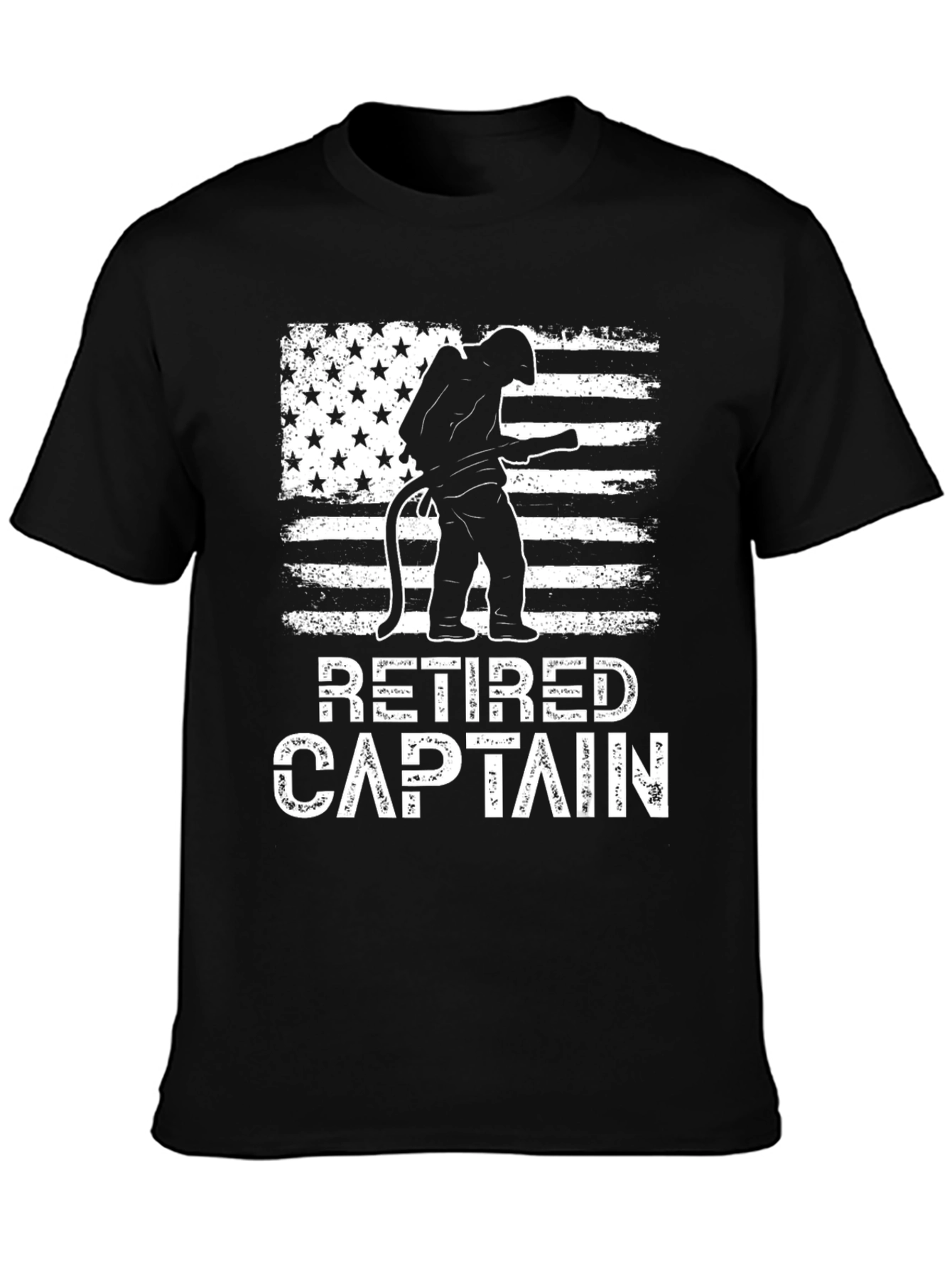 Retired Captain Firefighter T-Shirt