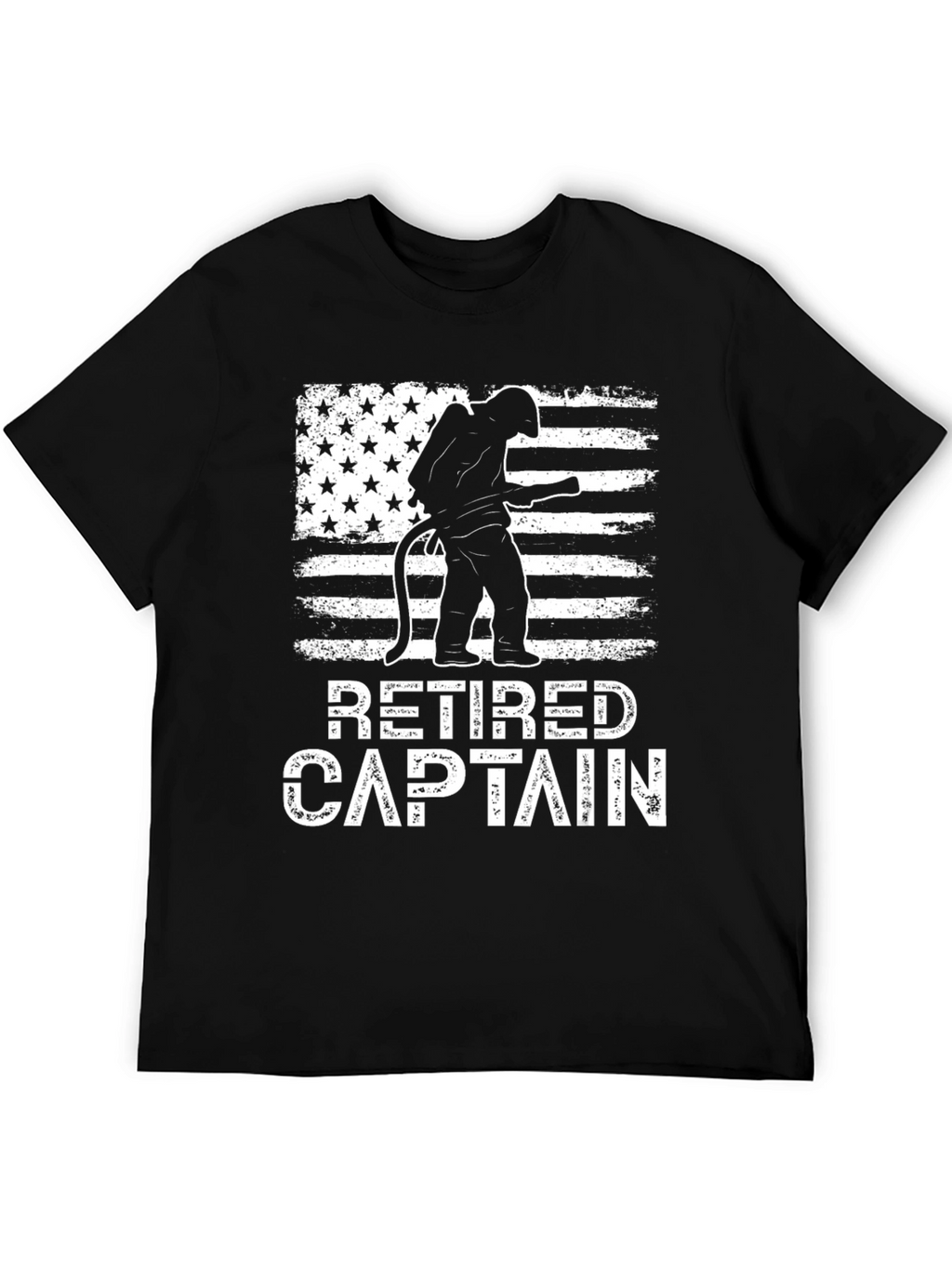 Retired Captain Firefighter T-Shirt