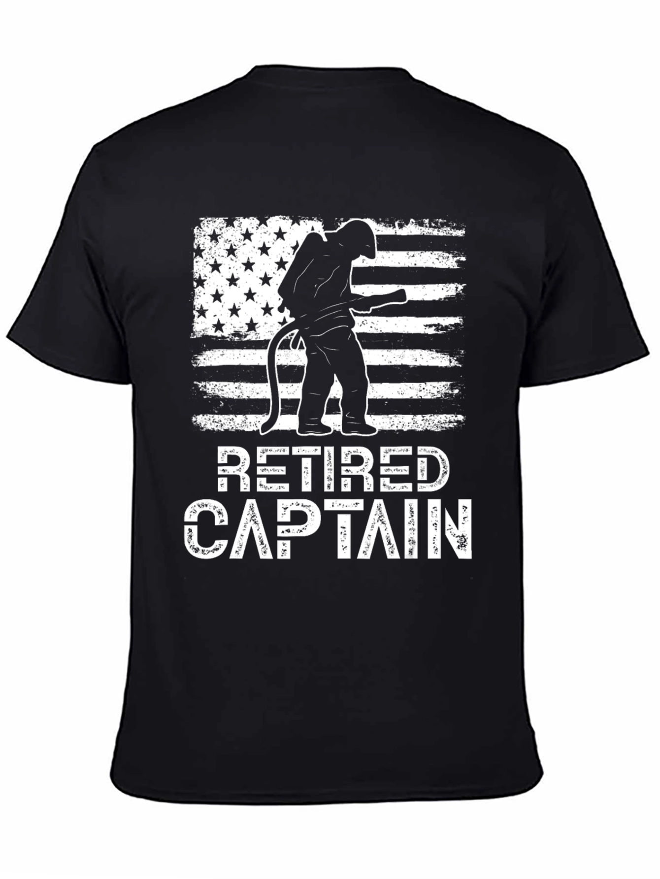 Retired Captain Firefighter T-Shirt