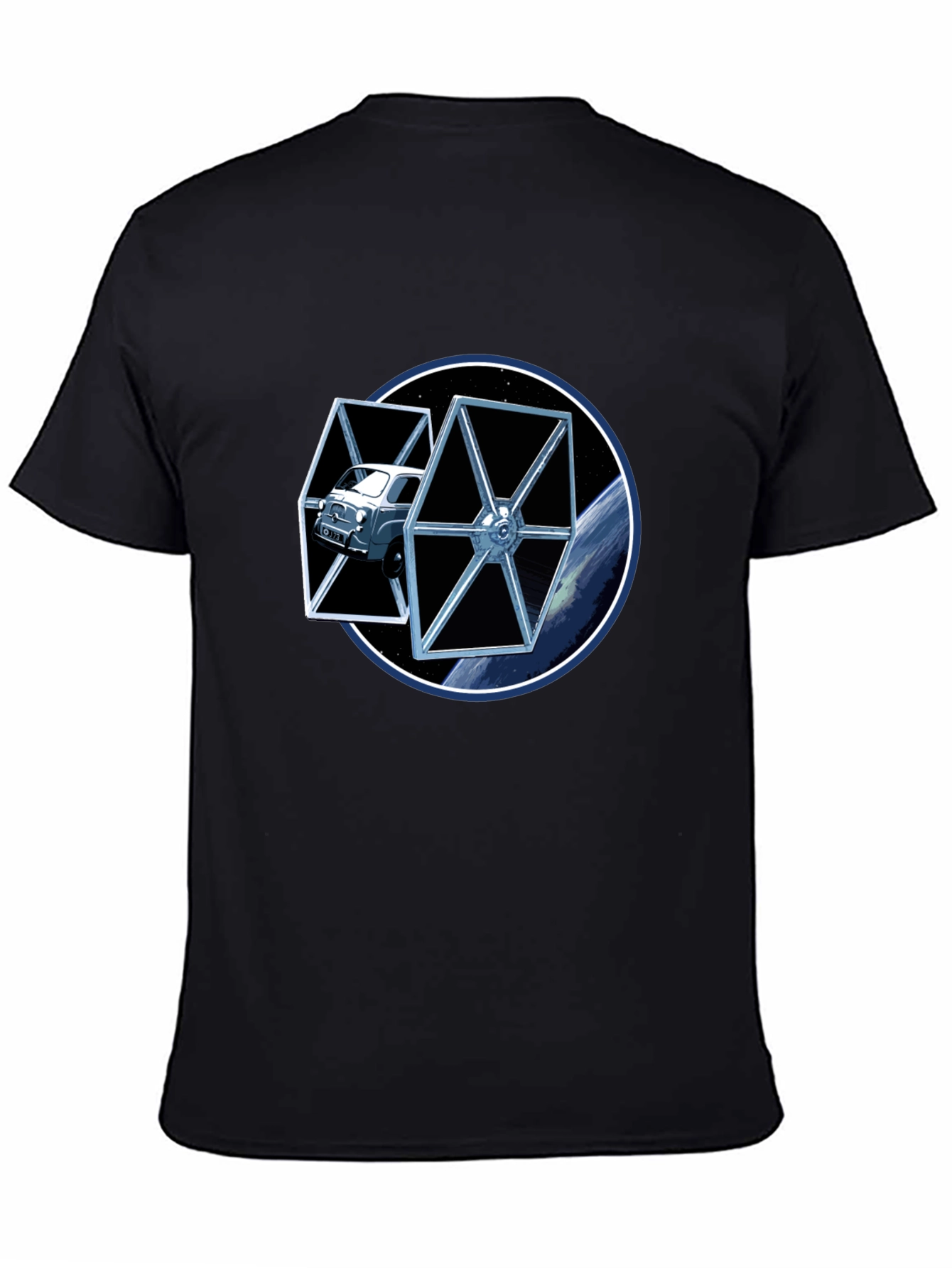 Star Car Black T-Shirt