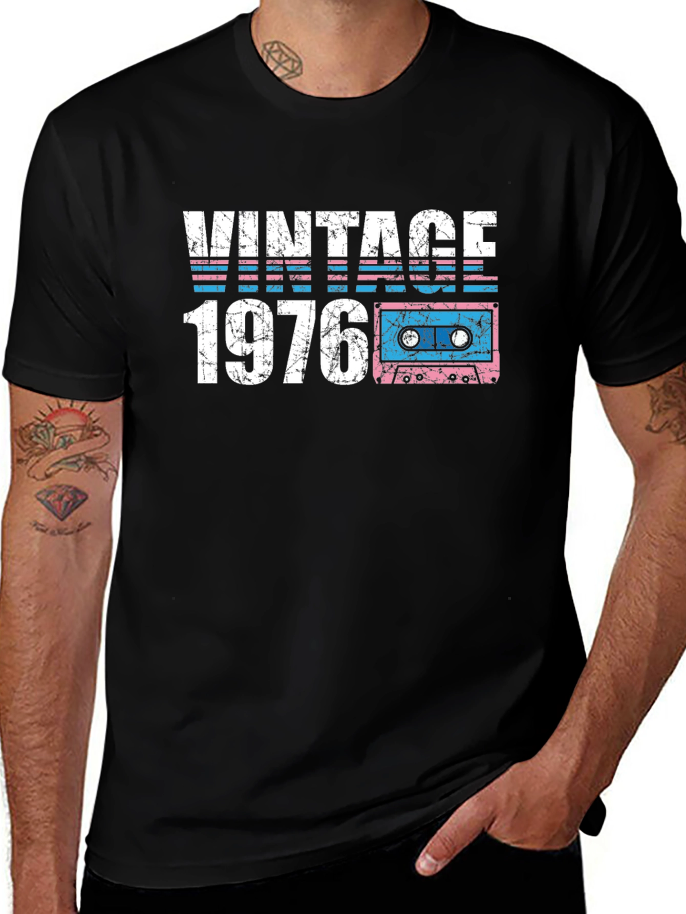 Vintage 1976 Cassette T-Shirt