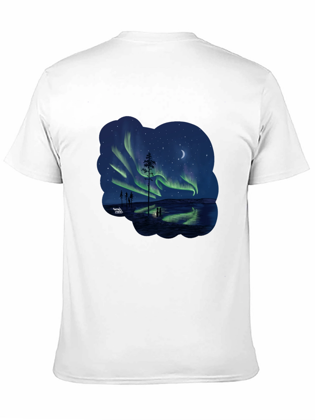 Aurora Borealis Black T-Shirt