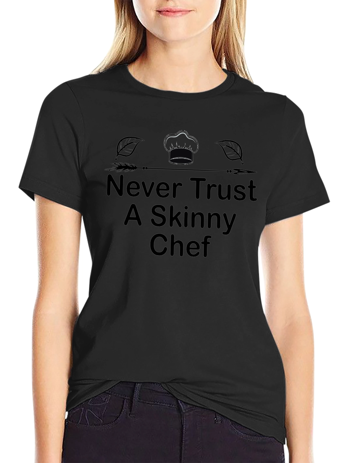 Never Trust a Skinny Chef Graphic Tee