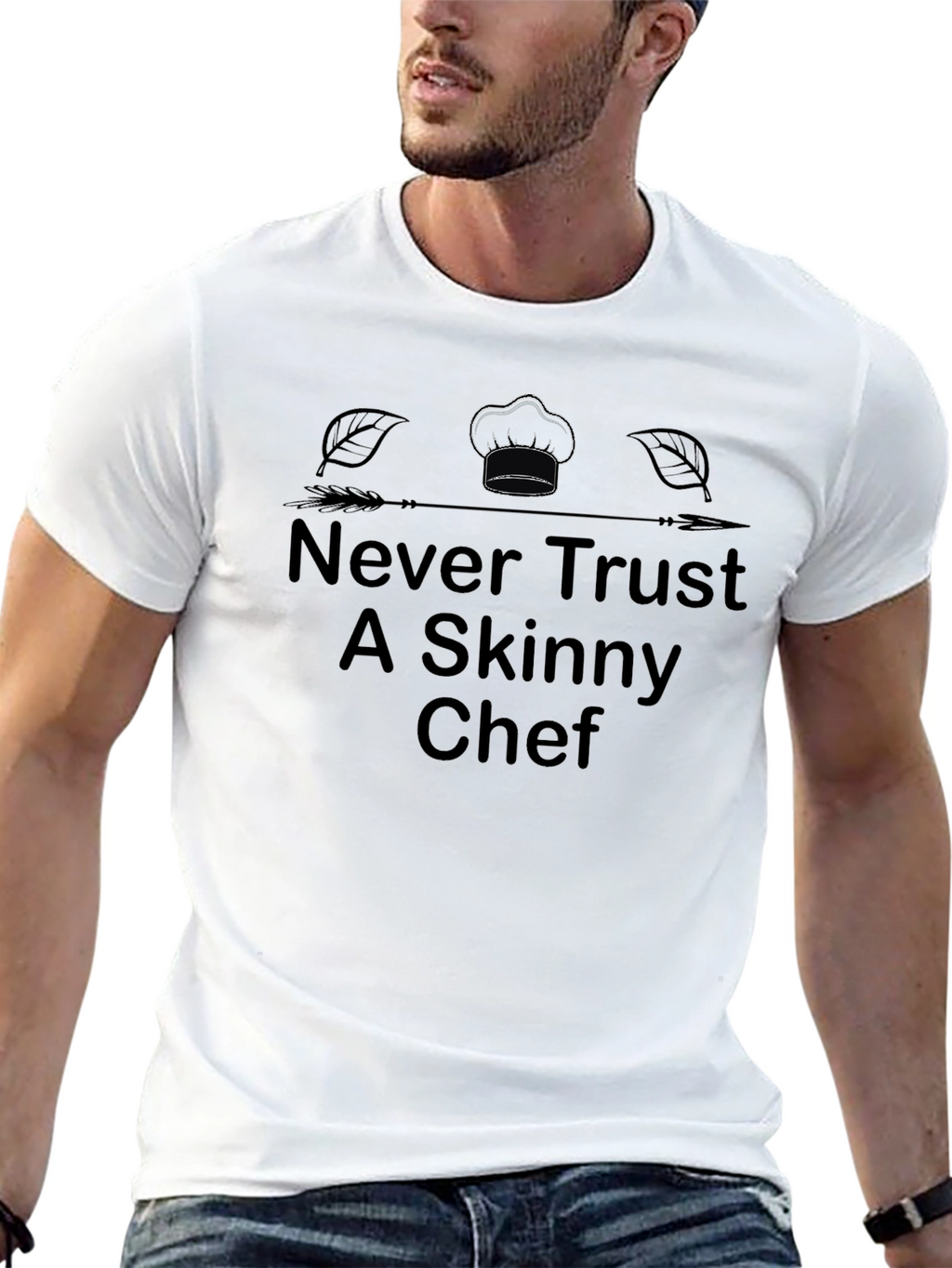 Never Trust a Skinny Chef Graphic Tee