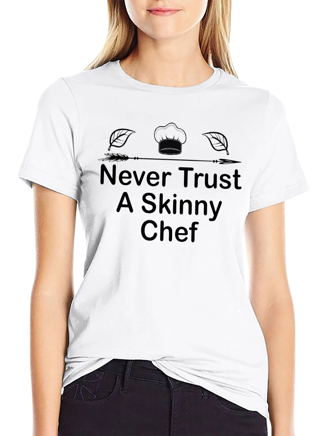 Never Trust a Skinny Chef Graphic Tee