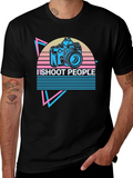 I Shoot People Camera Graphic T-Shirt