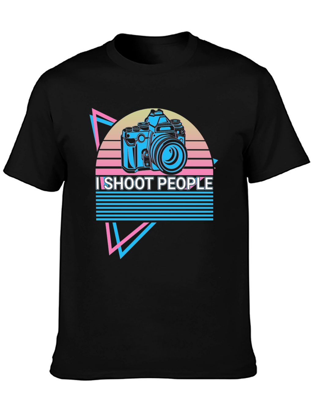 I Shoot People Camera Graphic T-Shirt