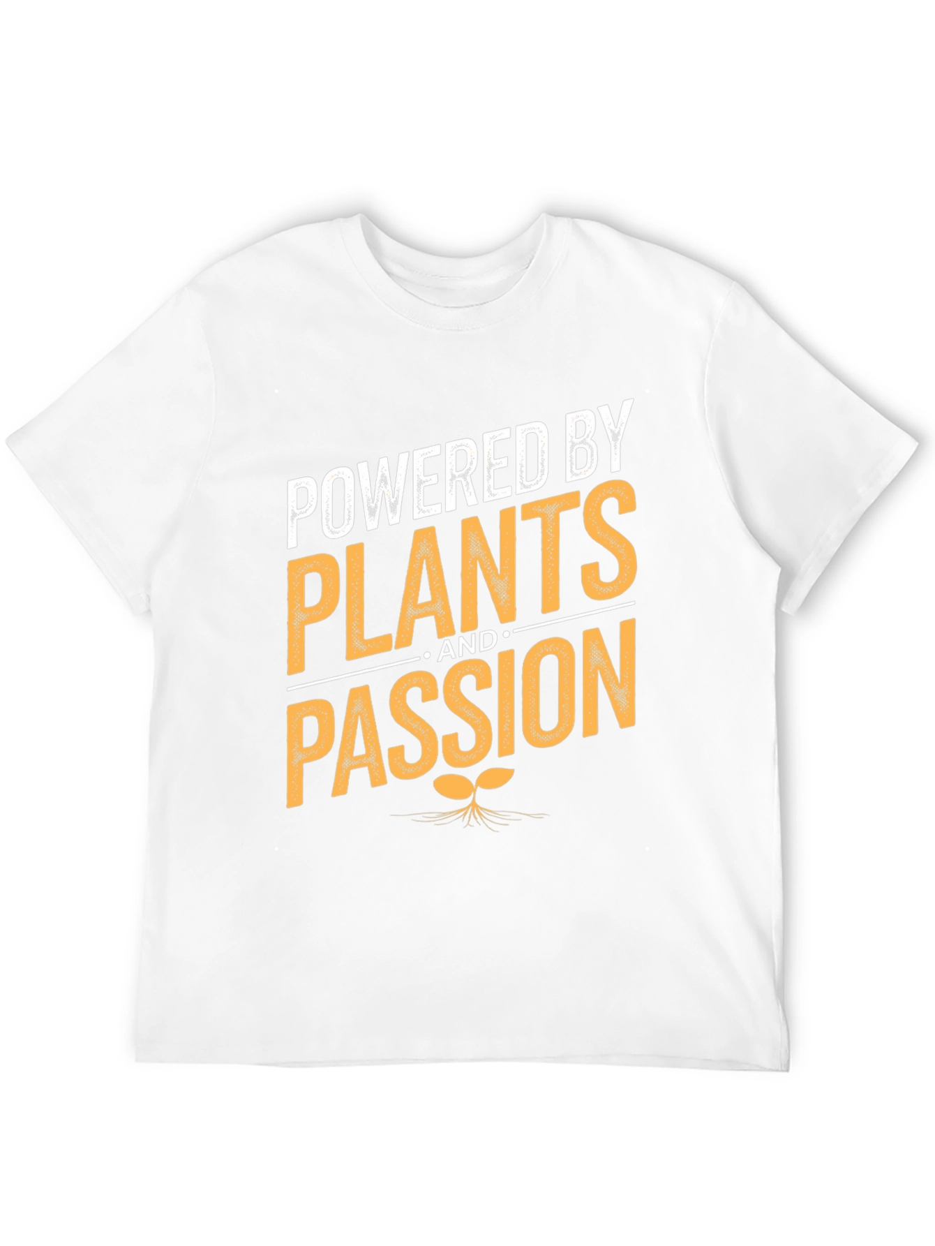 Powered By Plants and Passion T-Shirt Vegan Tee