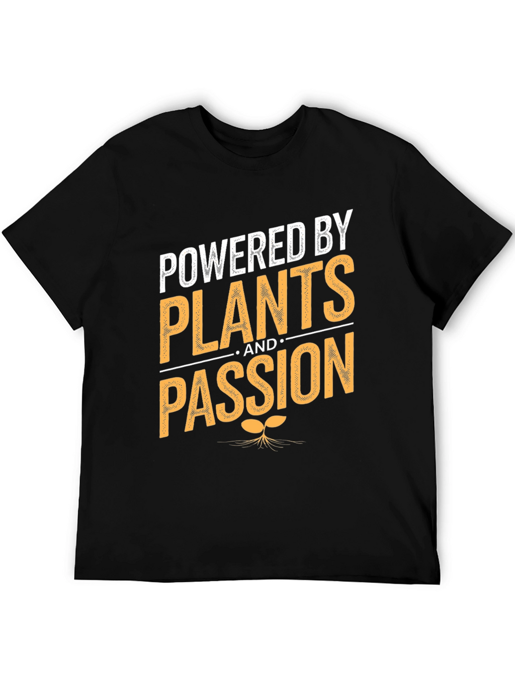 Powered By Plants and Passion T-Shirt Vegan Tee