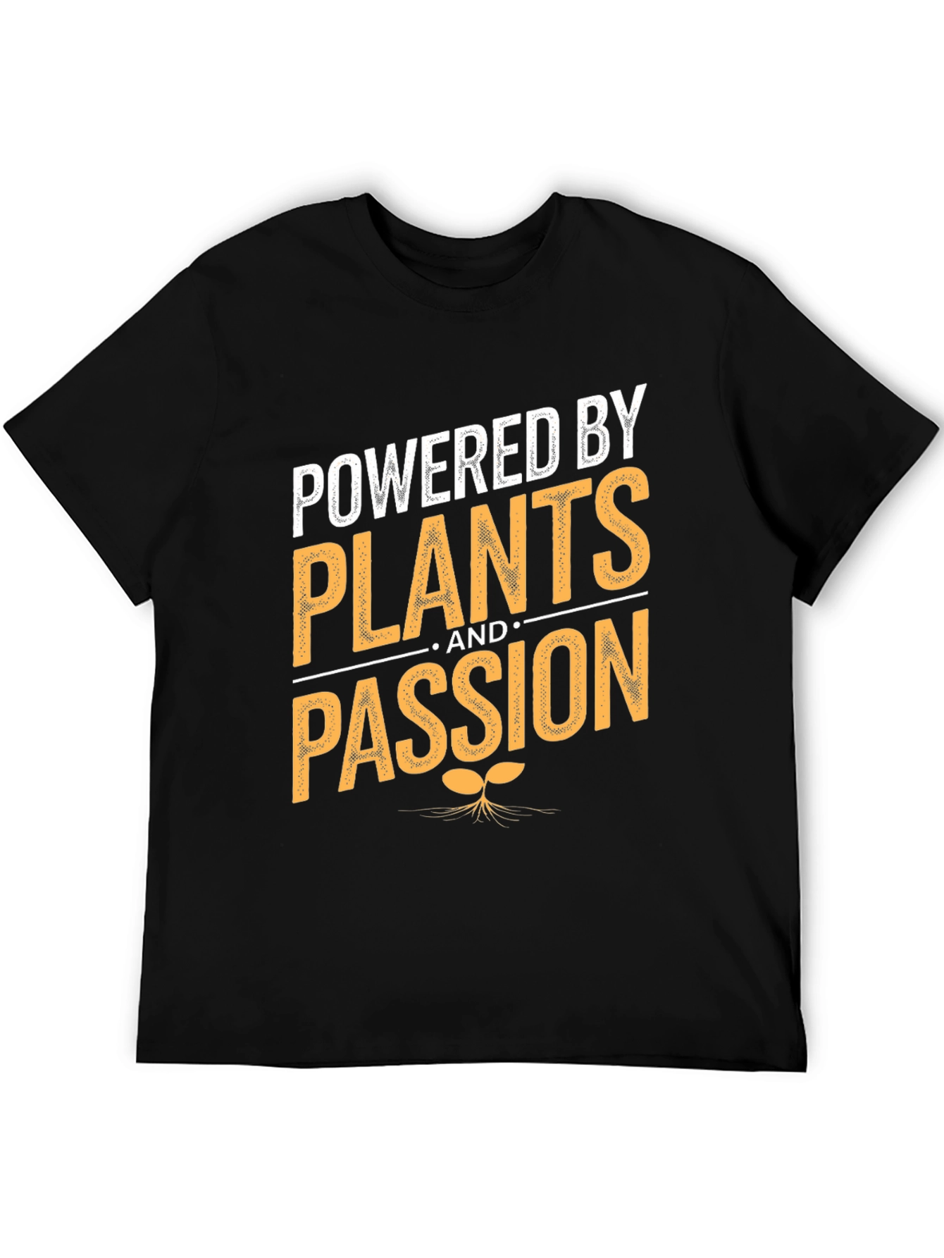 Powered By Plants and Passion T-Shirt Vegan Tee