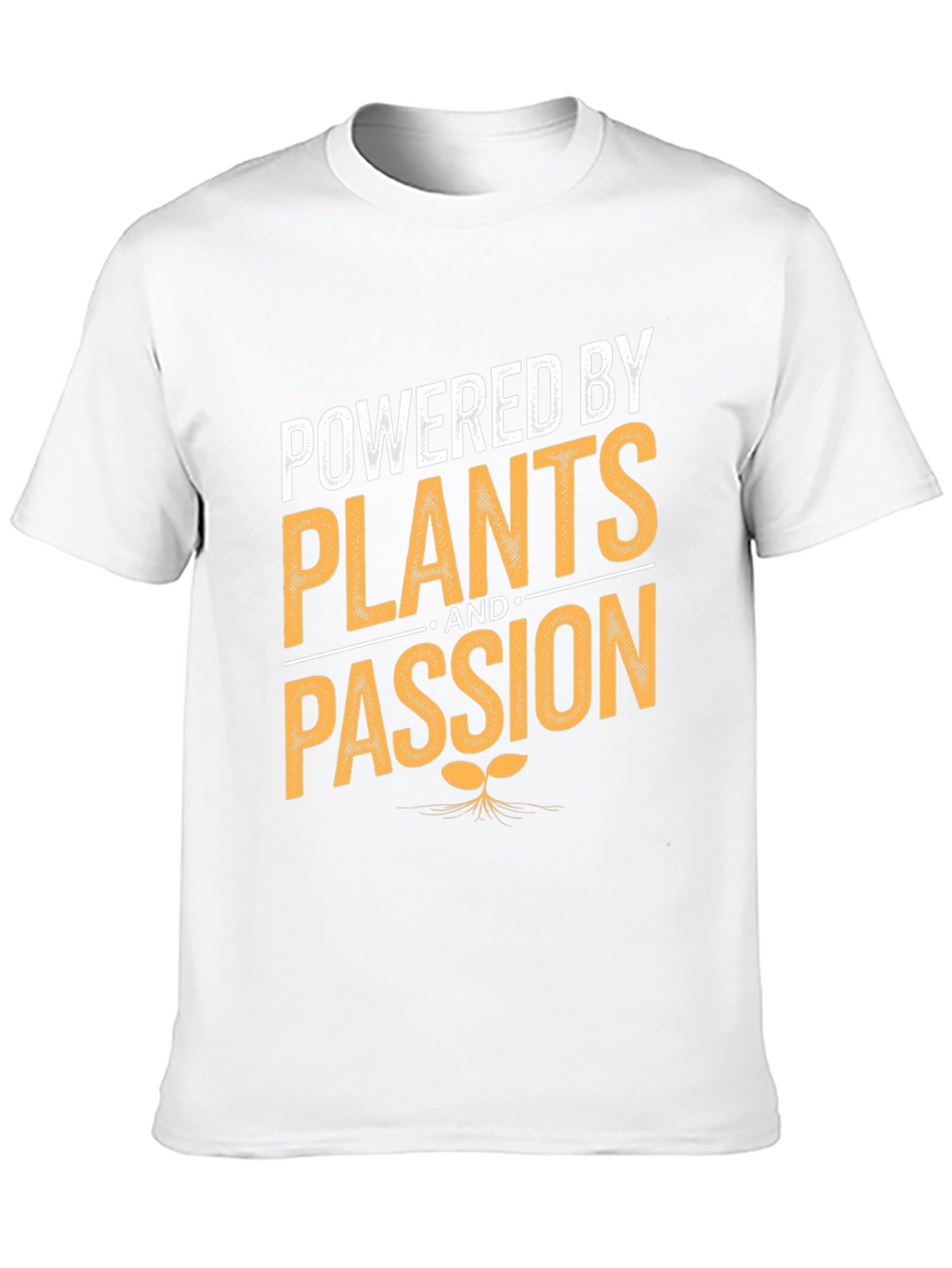 Powered By Plants and Passion T-Shirt Vegan Tee