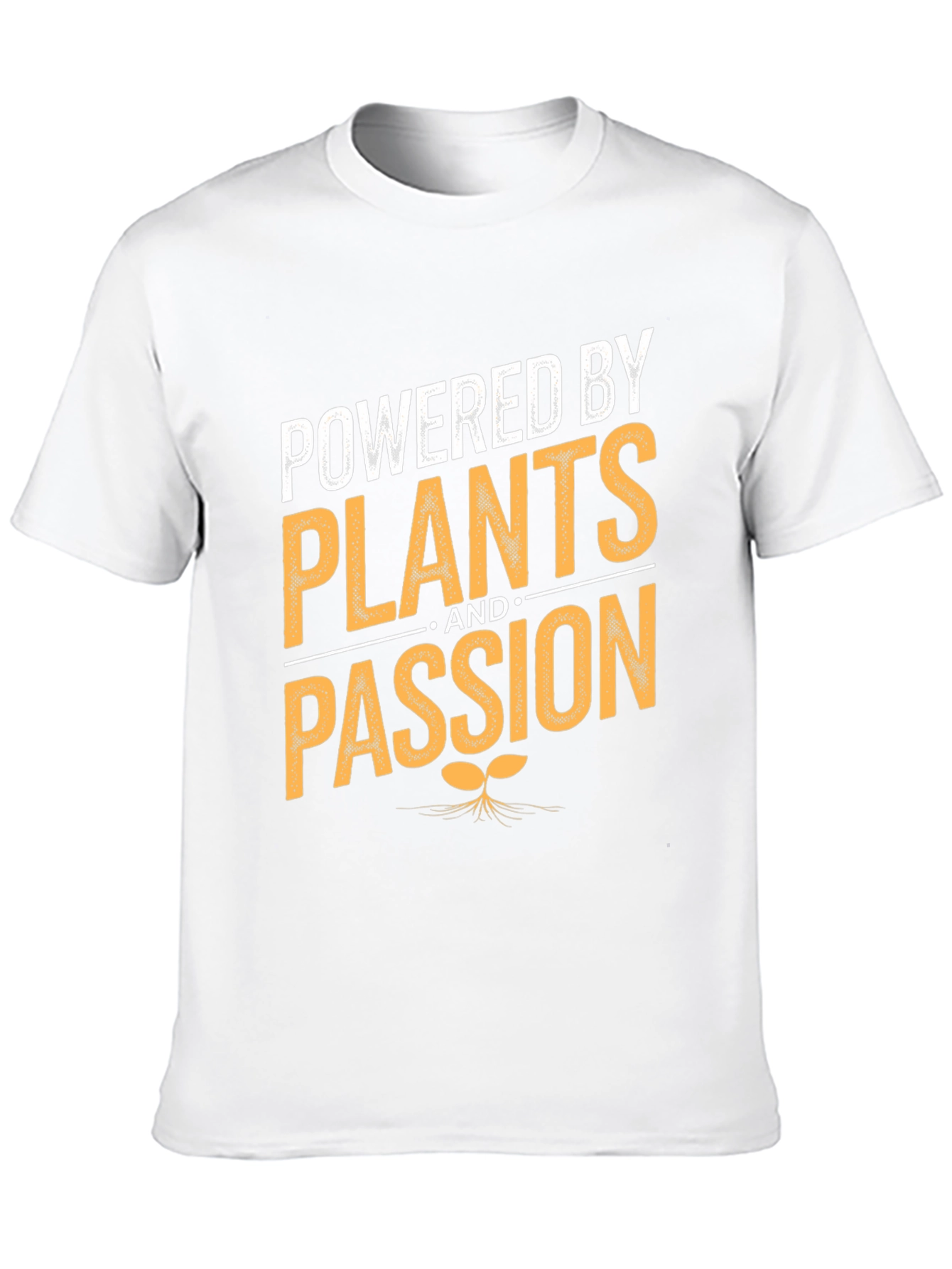 Powered By Plants and Passion T-Shirt Vegan Tee