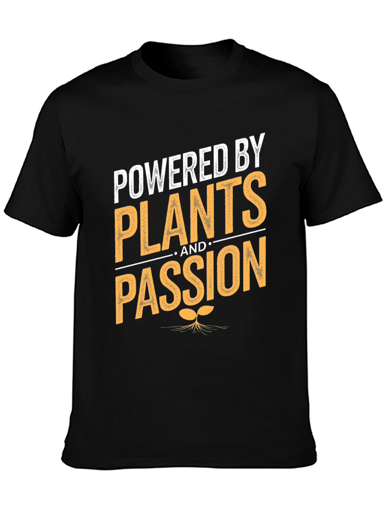 Powered By Plants and Passion T-Shirt Vegan Tee