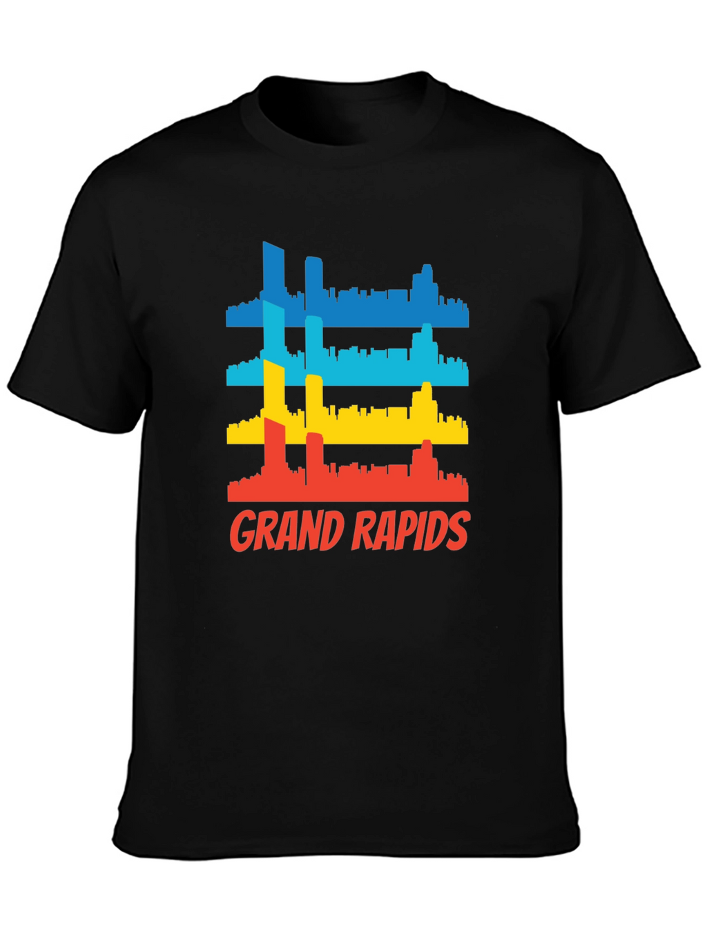 Grand Rapids Cityscape Graphic T-Shirt