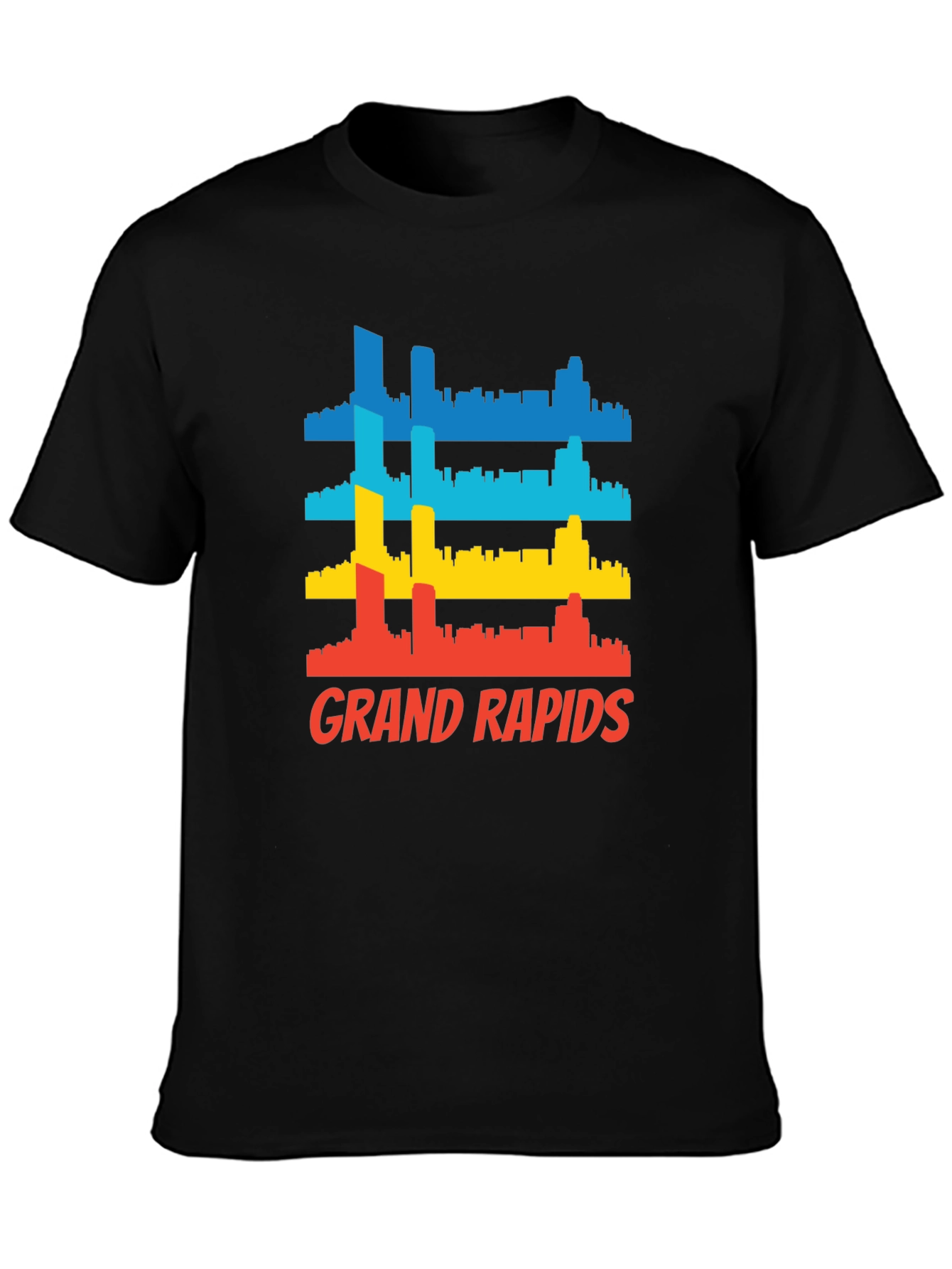 Grand Rapids Cityscape Graphic T-Shirt