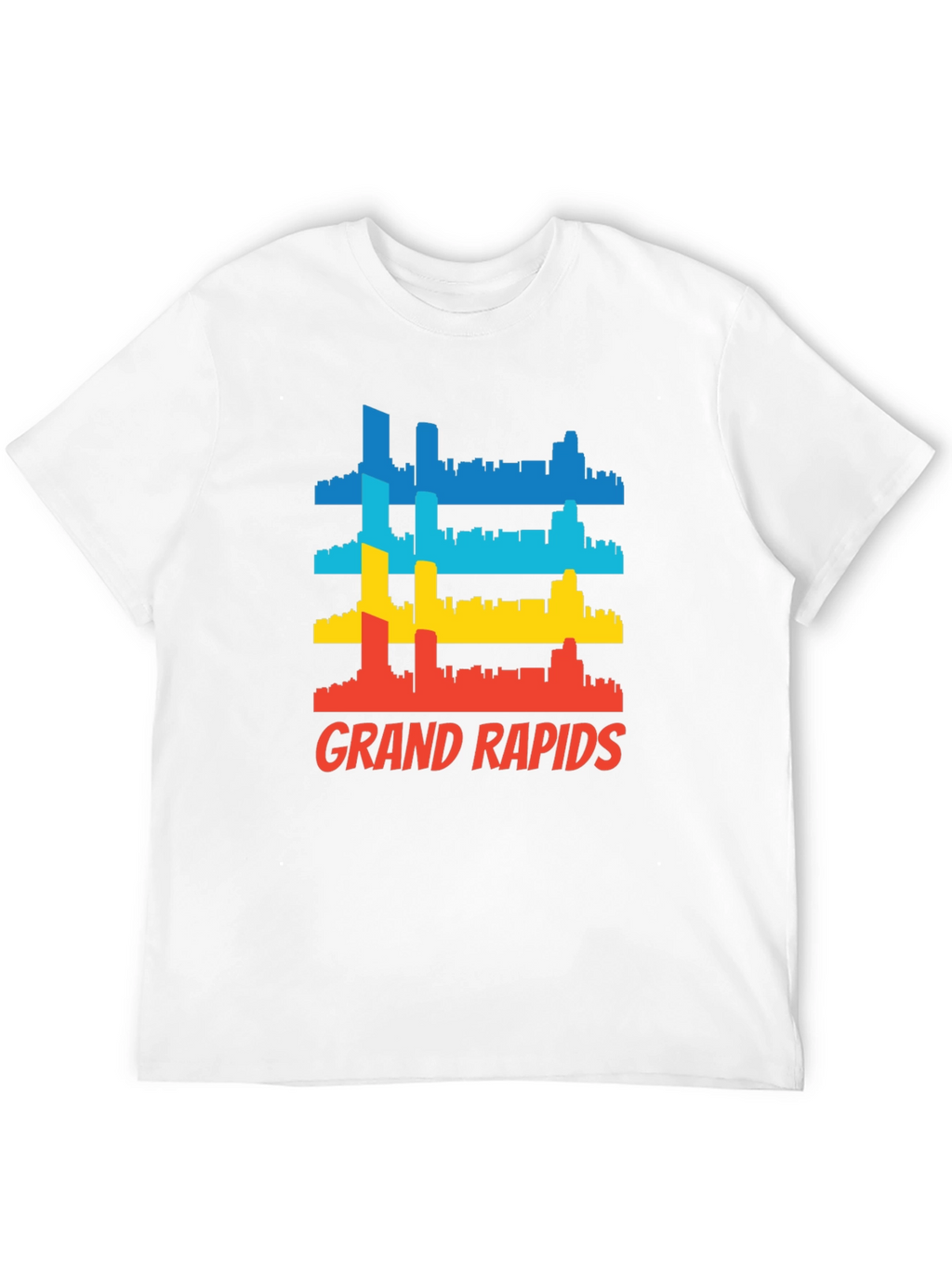 Grand Rapids Cityscape Graphic T-Shirt