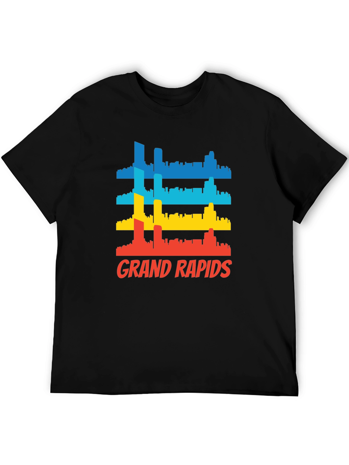 Grand Rapids Cityscape Graphic T-Shirt