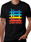 Grand Rapids Cityscape Graphic T-Shirt