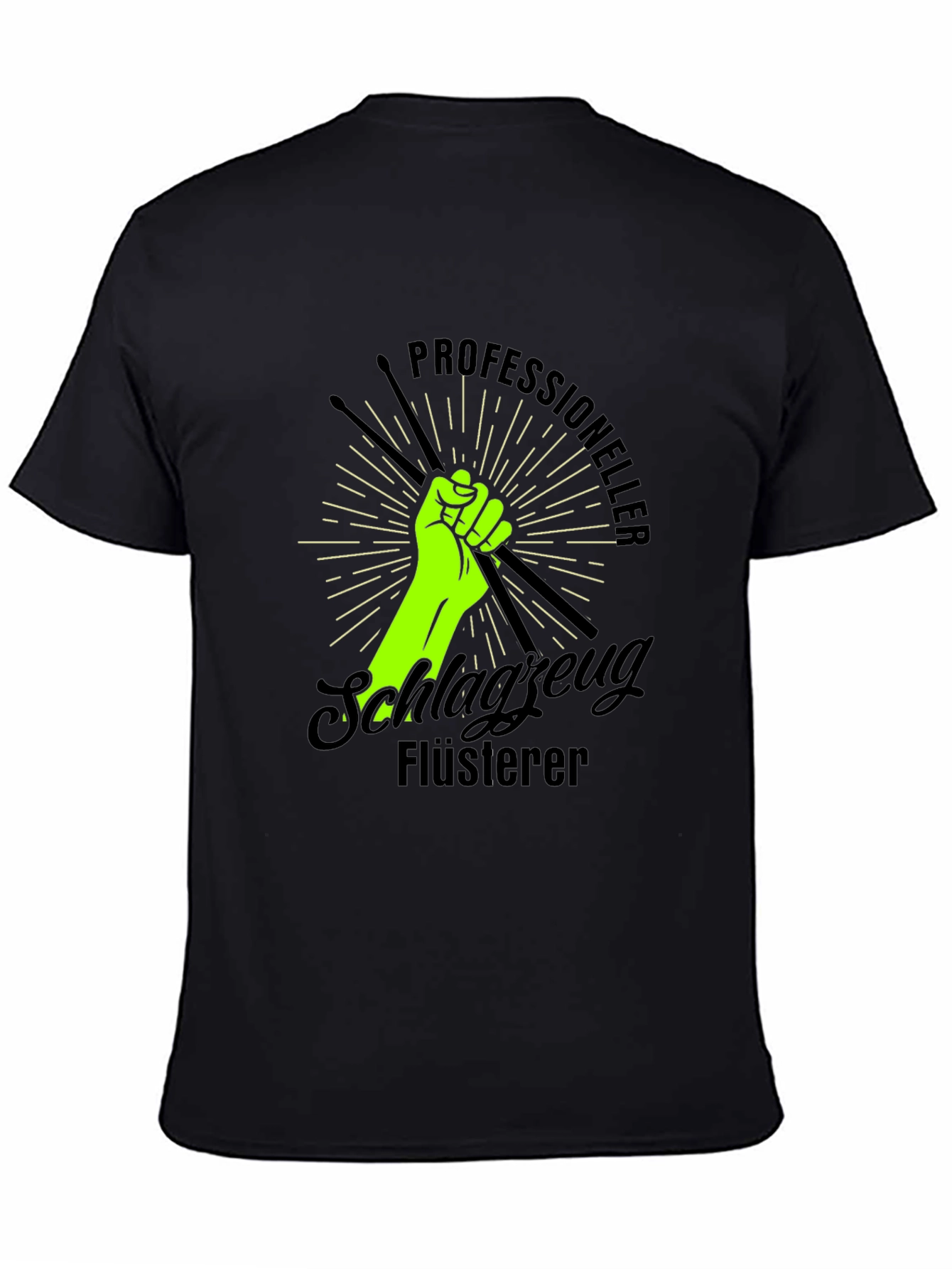 Drummers Fist T-Shirt - Professioneller Schlagzeug Flüsterer