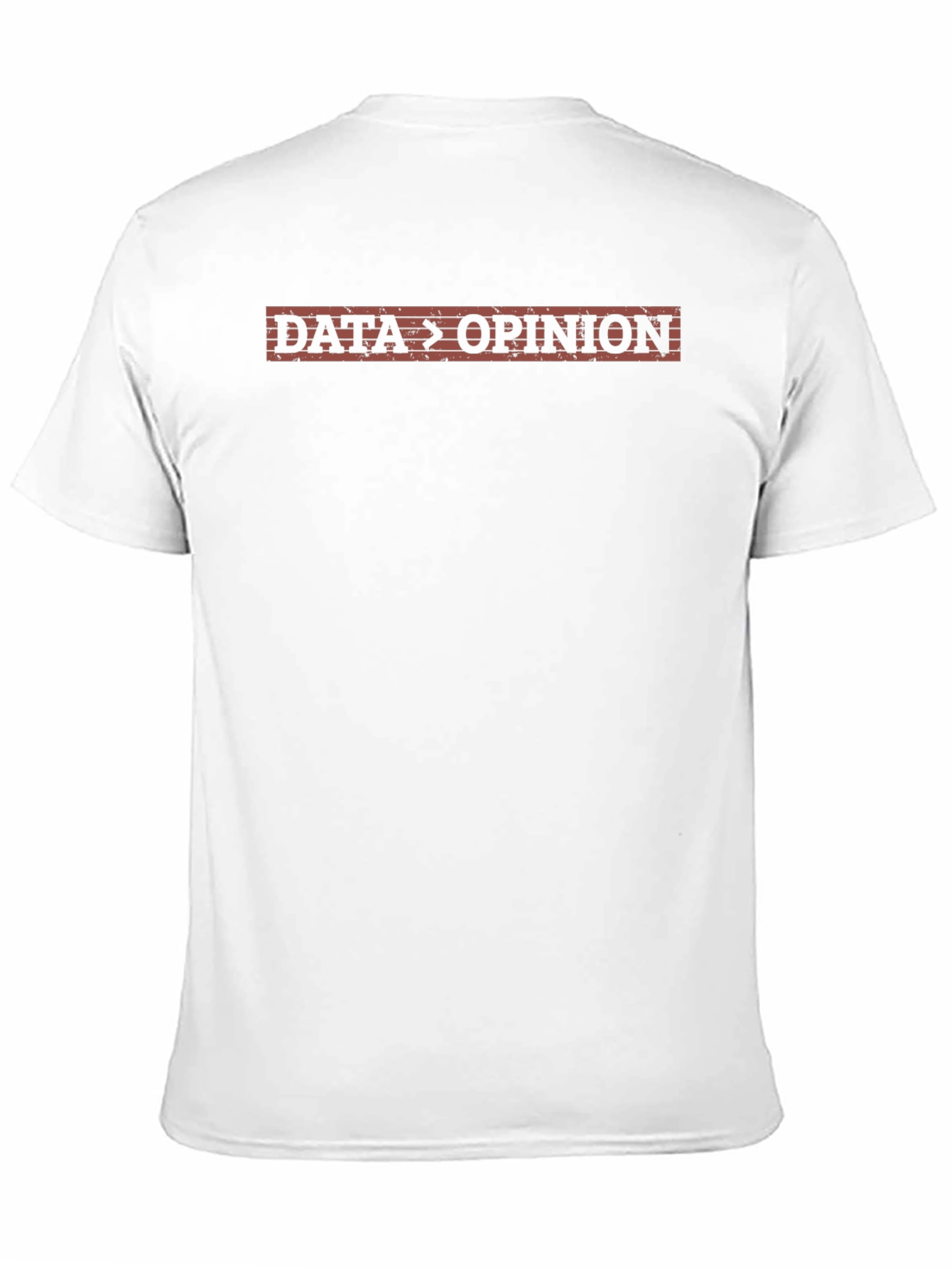 Data Over Opinion Graphic Tee
