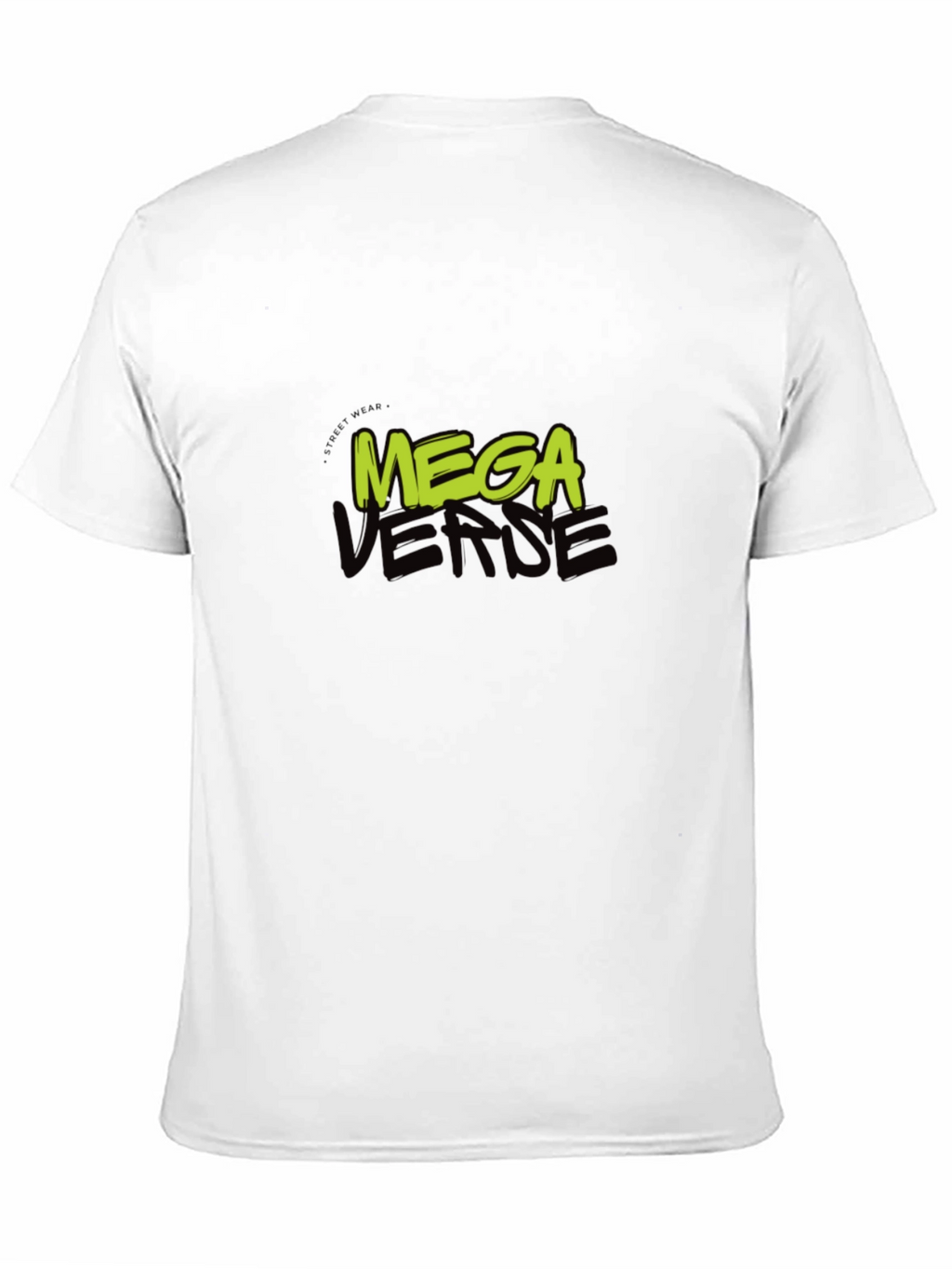 Mega Verse Graphic Tee - Black Cotton Casual Wear