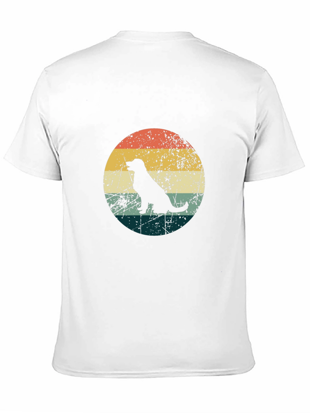 Retro Dog Silhouette Graphic Tee