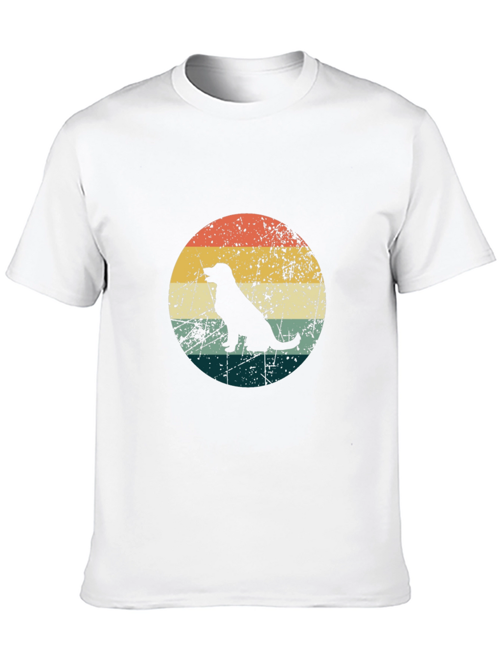 Retro Dog Silhouette Graphic Tee
