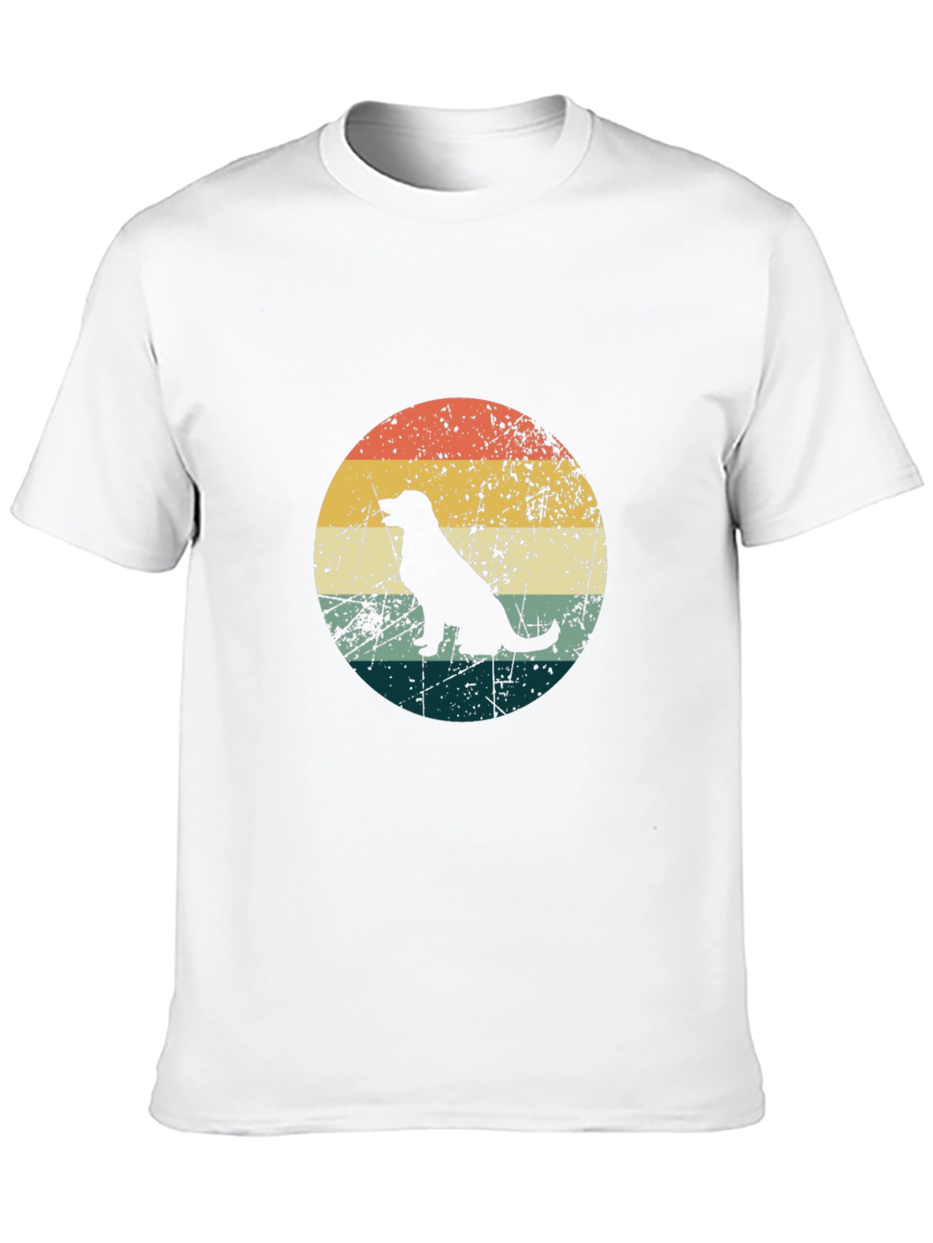 Retro Dog Silhouette Graphic Tee