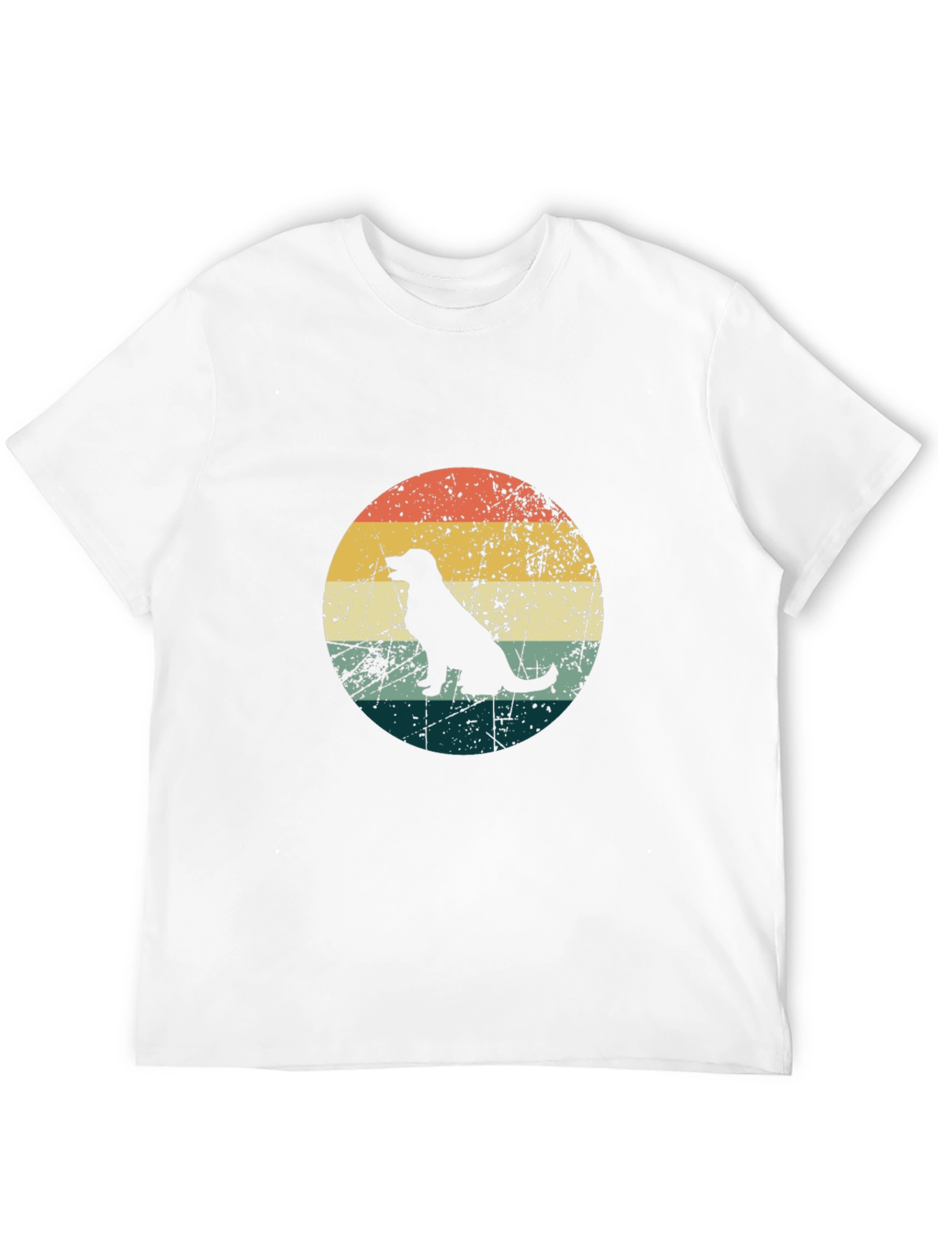 Retro Dog Silhouette Graphic Tee