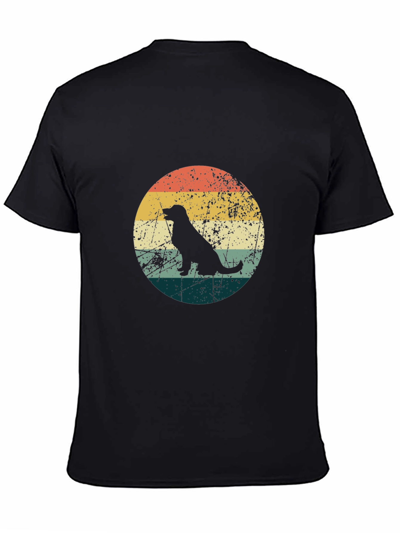 Retro Dog Silhouette Graphic Tee