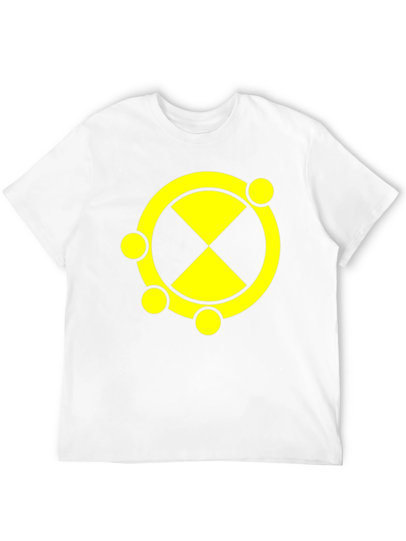 Symbol T-Shirt Black Cotton Blend Graphic Tee