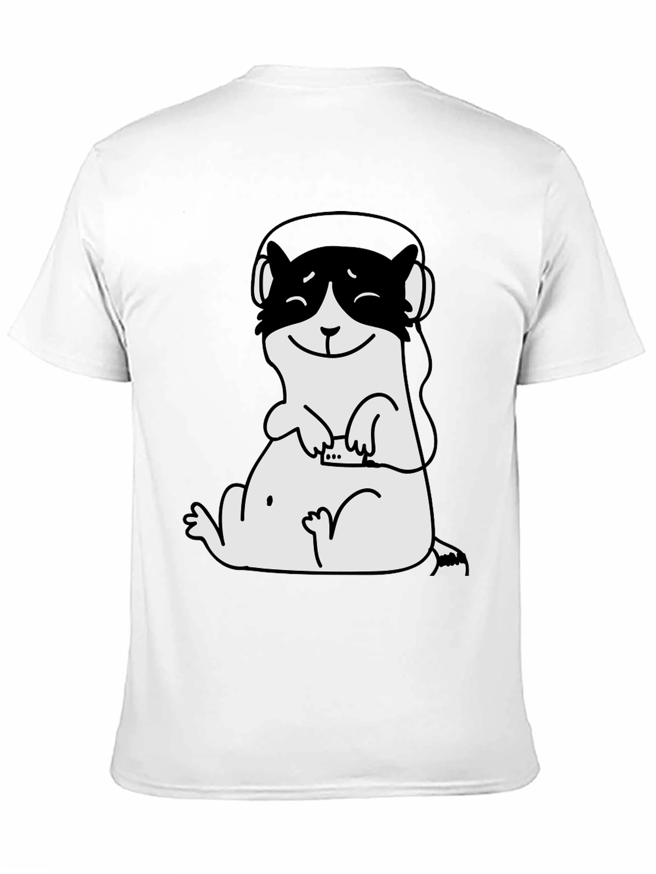 Cool Ferret Graphic Tee - Black Cotton T-Shirt