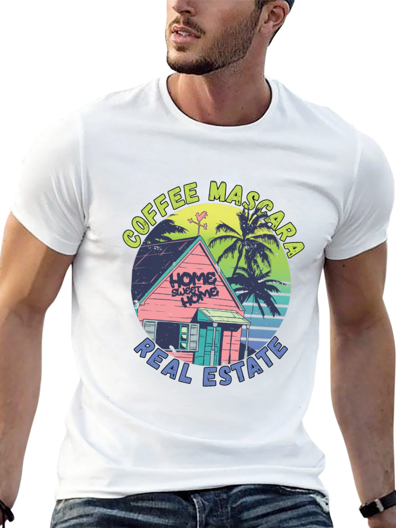 Coffee Mascara Real Estate T-Shirt