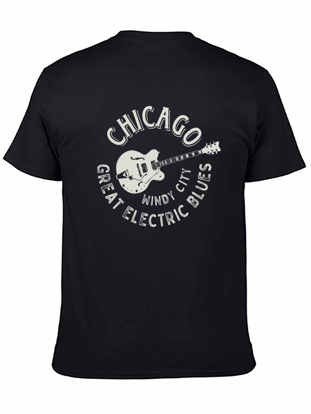 Chicago Electric Blues Guitar T-Shirt - Windy City Tee