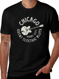 Chicago Electric Blues Guitar T-Shirt - Windy City Tee