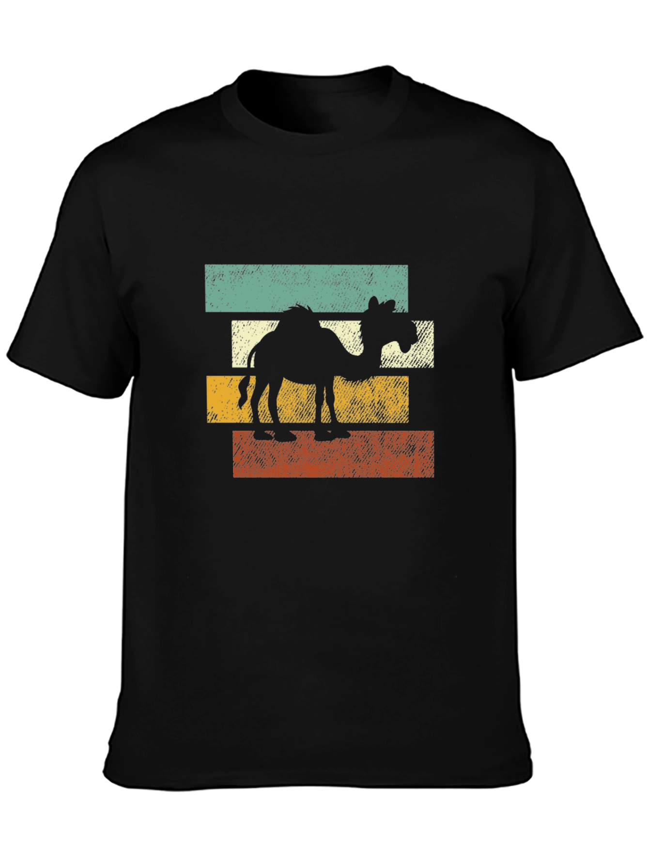 Retro Camel T-Shirt - Vintage Style Desert Tee