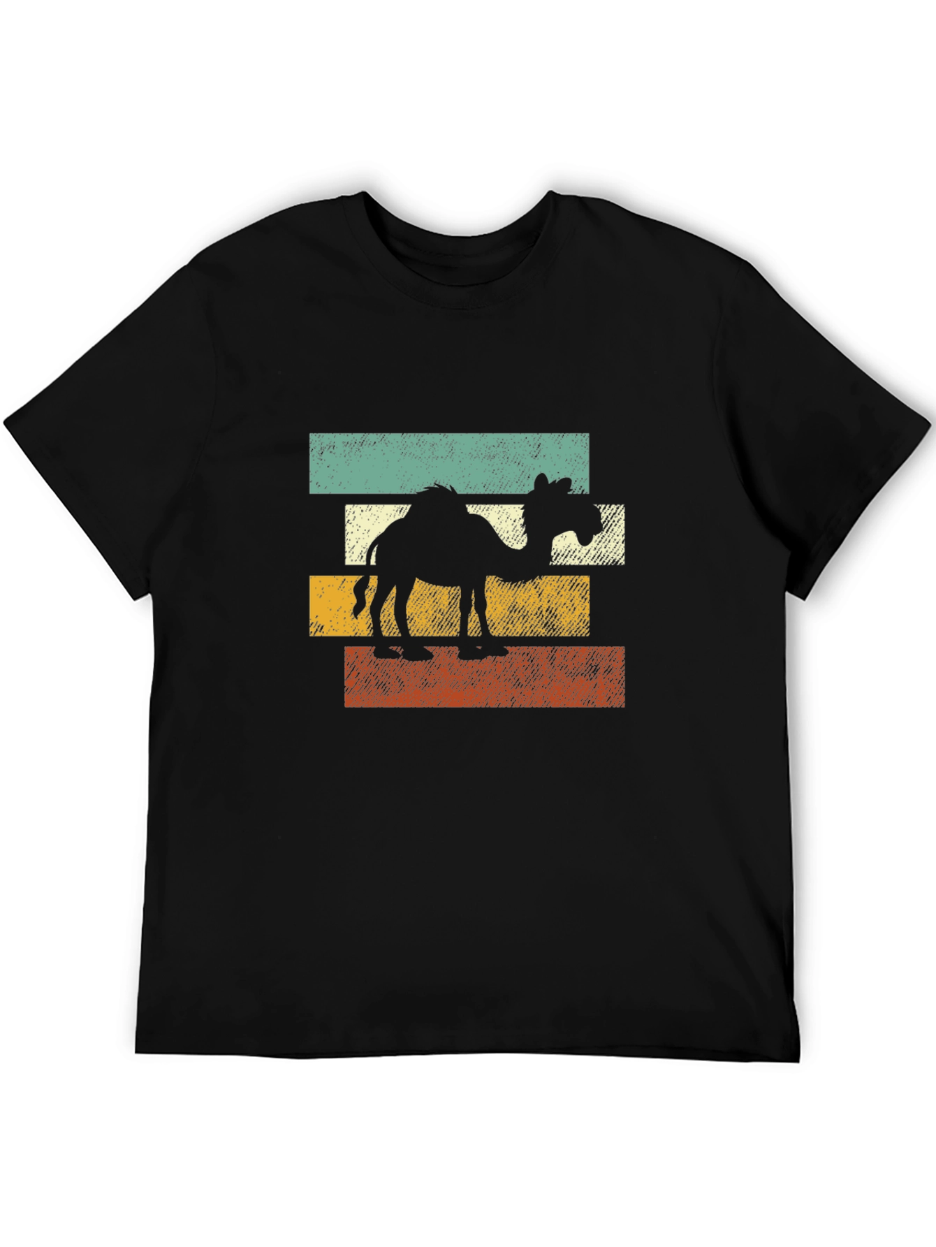 Retro Camel T-Shirt - Vintage Style Desert Tee